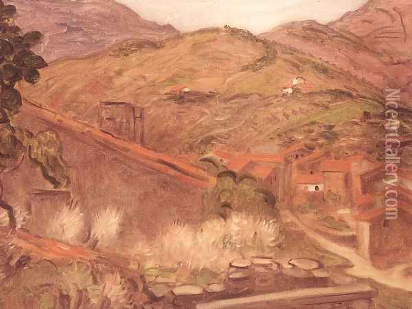 Banyuls-sur-Mer 1899 Oil Painting - Jozsef Rippl-Ronai