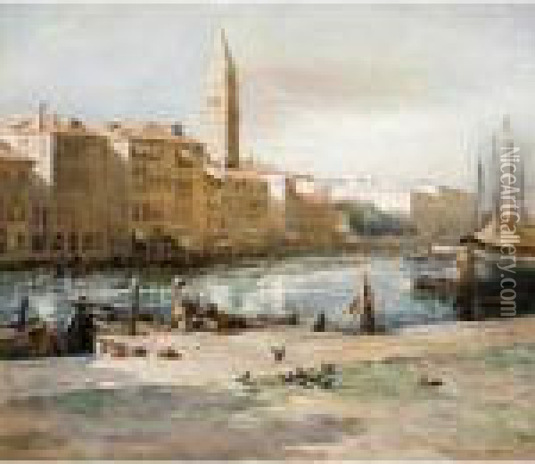 Grand Canal, Venice Oil Painting - William Kay Blacklock