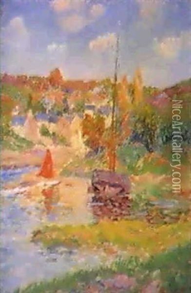 Pont-aven Oil Painting - Henry Moret