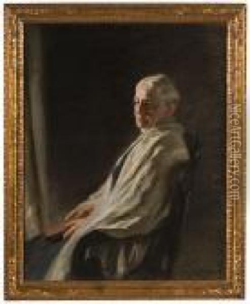 Portrait Of Marion Louis Withey Oil Painting - Irving Ramsay Wiles