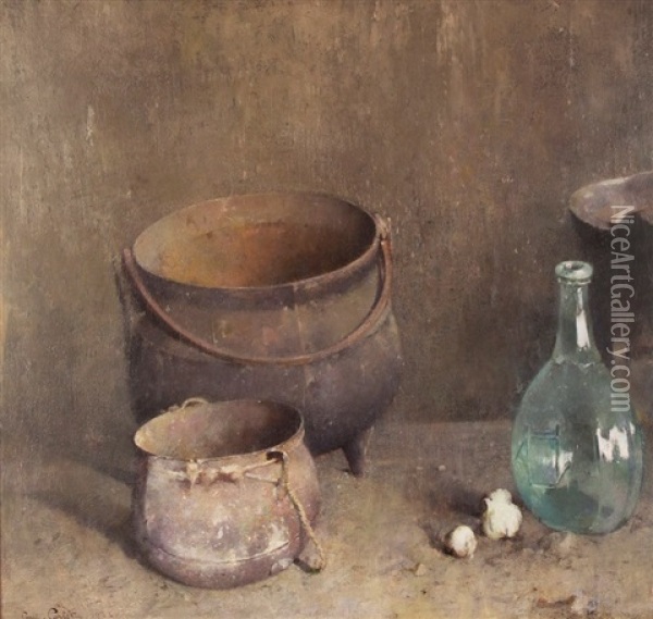 After The Ball Oil Painting - Emil Carlsen