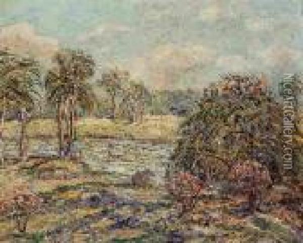 Florida Landscape Oil Painting - Ernest Lawson
