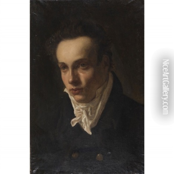 Portrait D'homme Oil Painting - Michel Martin Drolling