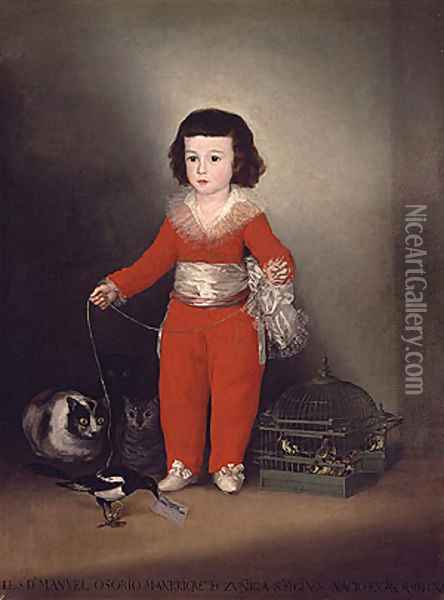 Don Manuel Osorio Manrique de Zuga possibly 1790 Oil Painting - Rosa Bonheur