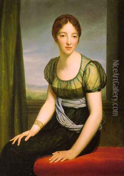 La Comtesse Regnault de Saint-Jean d'Angély Oil Painting - Baron Francois Gerard