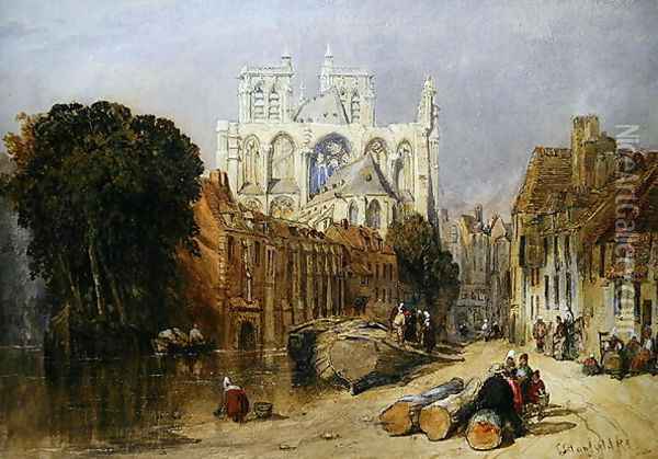 Abbeville Oil Painting - William Clarkson Stanfield