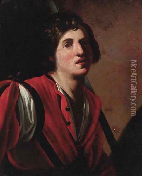A young man Oil Painting - Bartolomeo Manfredi