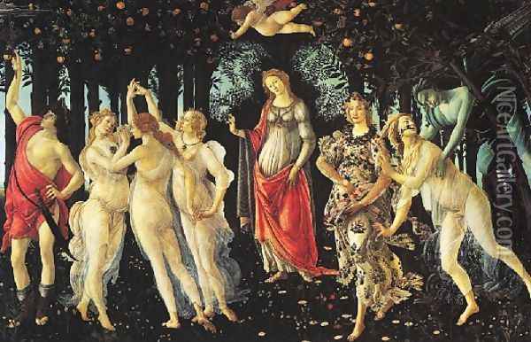 Allegory Of Spring La Primavera Oil Painting - Sandro Botticelli