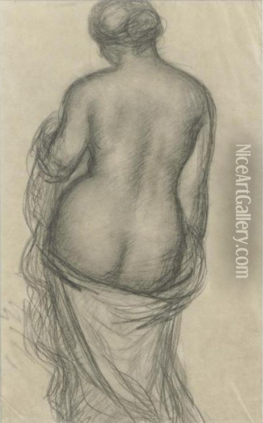 Property Of A Private Collector, Philadelphia
 

 
 
 

 
 Female Nude Oil Painting - Aristide Maillol
