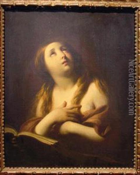 Penitent Magdalene Oil Painting - Pompeo Gerolamo Batoni