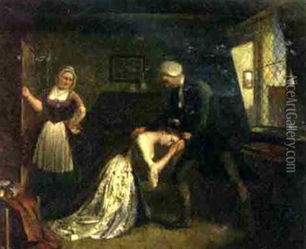 In Disgrace Oil Painting - William Powell Frith