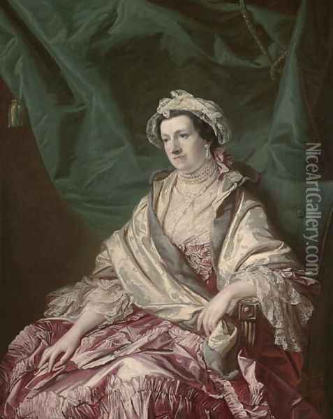 Hannah Vaughan, 1768 Oil Painting - Francis Cotes