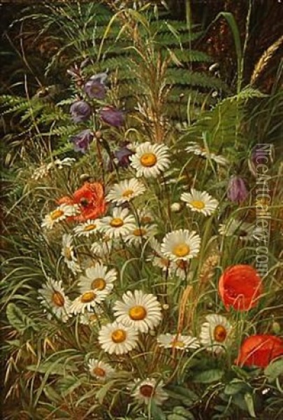 Mark Flowers Oil Painting - Emma Mulvad