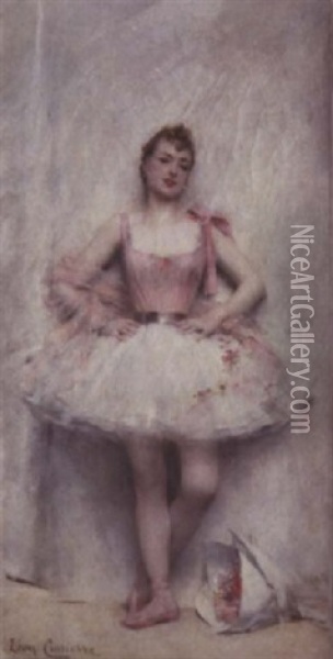 Ballerine Rose Et Blanche Oil Painting - Leon Francois Comerre