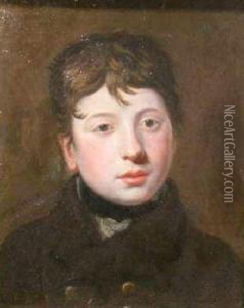 Portrait Of A Young Boy Oil Painting - Baron Francois Gerard