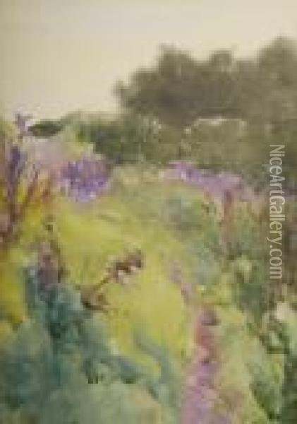 The Garden Kilmurry, Co Kilkenny Oil Painting - Mildred Anne Butler
