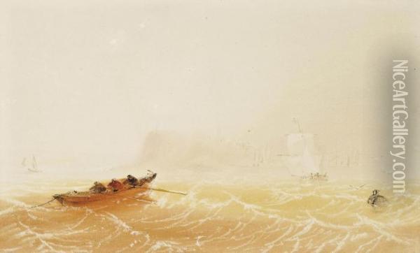 Heading Out To Sea Oil Painting - John Le Capelain