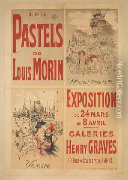 Les Pastels De Louis Morin Oil Painting - Louis Morin