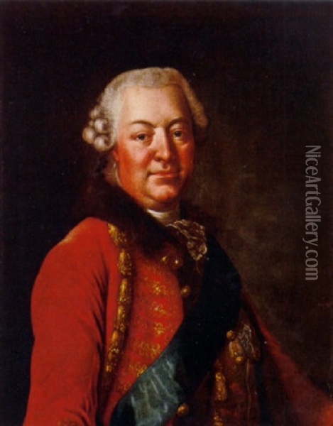 Portrait Des Kurfursten Maximilian Iii. Joseph Von Bayern Oil Painting - George de Marees