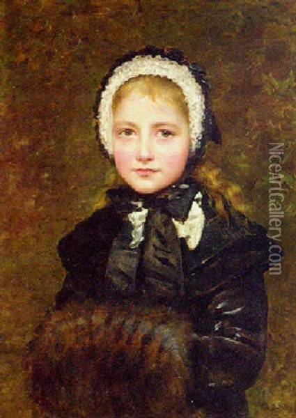 Little Maud Oil Painting - Edwin Long