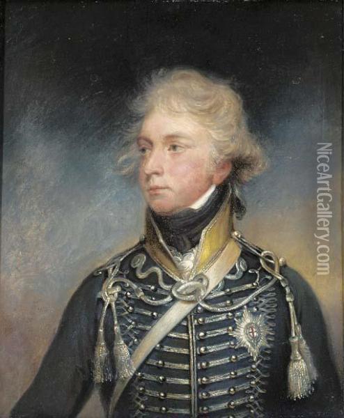 Portrait Of George Iv Oil Painting - Sir William Beechey