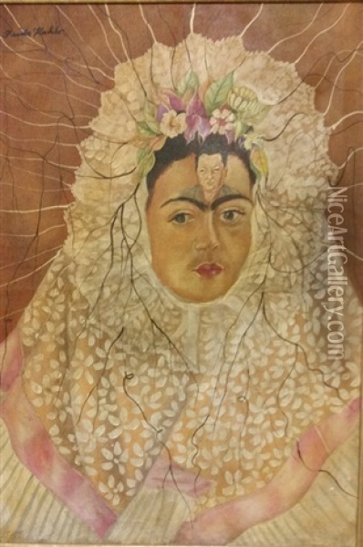 Portrait Oil Painting - Frida Kahlo