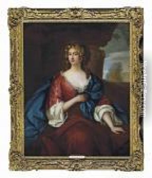 Portrait Of A Lady, Formerly 
Identified As Barbara Villiers, Countess Of Castlemaine And 1 
 Duchess Of Cleveland (1641-1709) Oil Painting - Sir Peter Lely