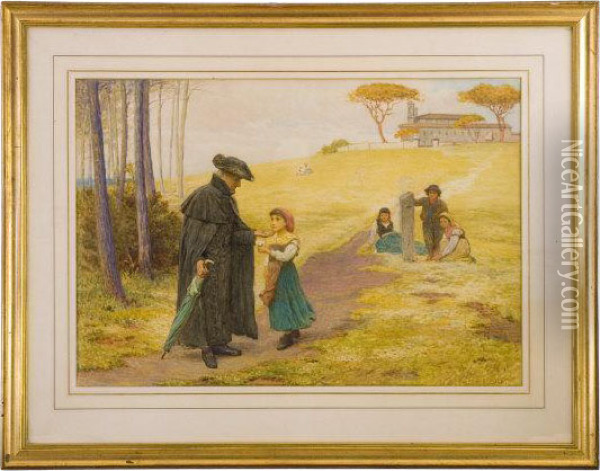 Easter Offering Oil Painting - Edwin Bale
