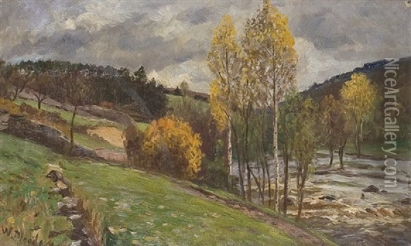 Near Gerolstein Oil Painting - Wilhelm Degode
