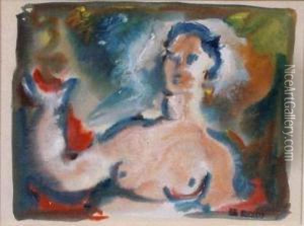 Femme Oil Painting - Jean-Francois Thomas