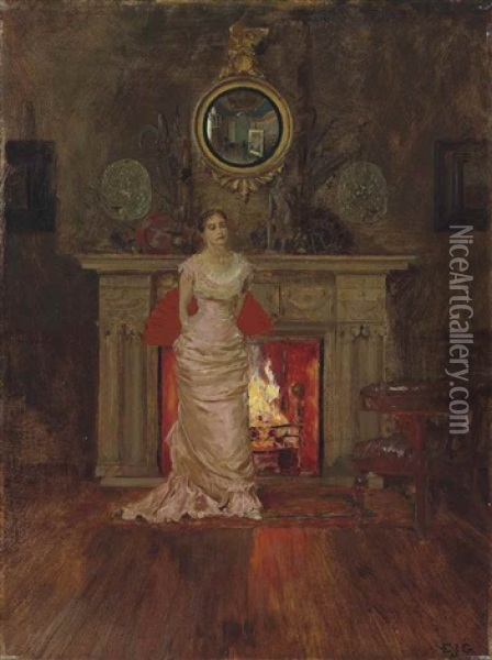 The Pose Oil Painting - Edward John Gregory