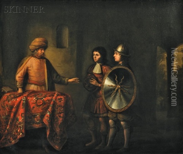 The Rug Merchant Oil Painting - Barent Fabritius