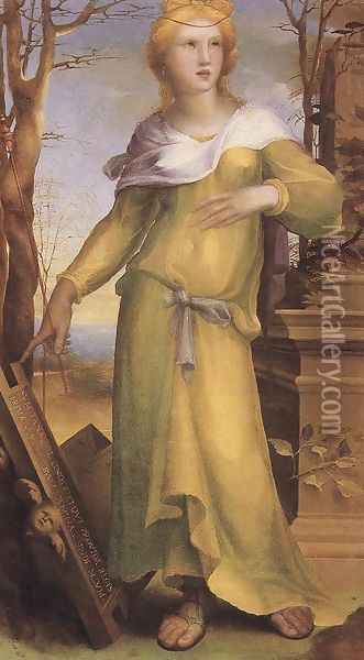 Tanaquil 1519 Oil Painting - Domenico Beccafumi
