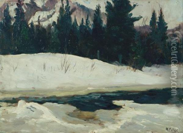 Rapids, North River, Laurentians Oil Painting - Maurice Galbraith Cullen