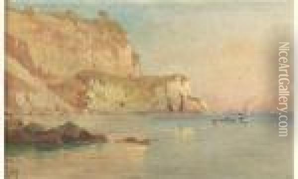 La Baie De Capri Oil Painting - Guglielmo Giusti