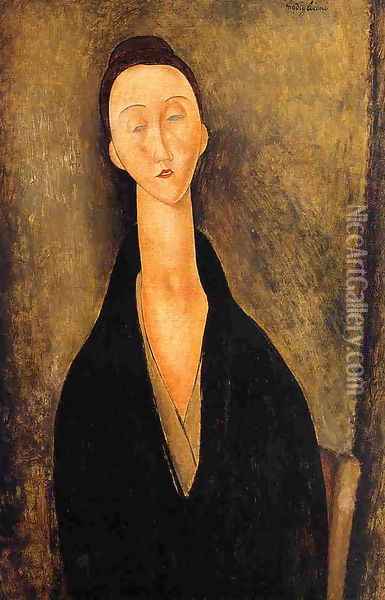 Lunia Czechowska I Oil Painting - Amedeo Modigliani