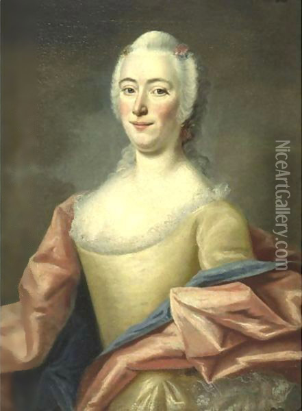 Portrait Of A Lady Oil Painting - Pietro Longhi