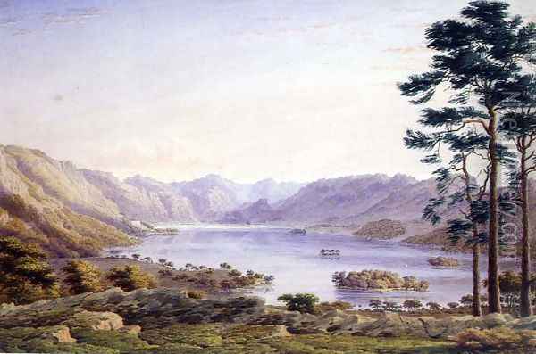 Loch Garry, Invernesshire Oil Painting - William Turner