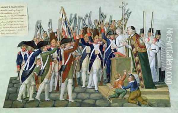 Oath of the Districts Oil Painting - Brothers Lesueur