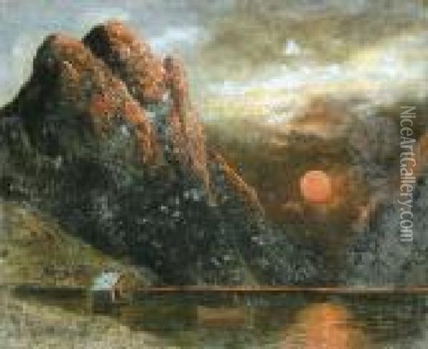 Eszaki Fjord Oil Painting - Karl Kaufmann