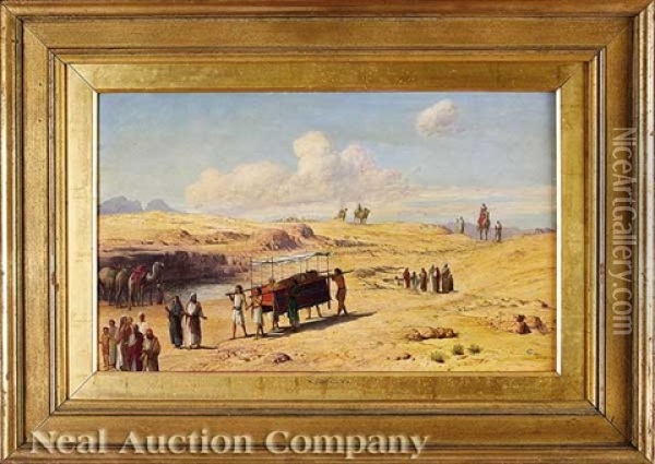 The Way To The Tomb Oil Painting - Frederick Goodall