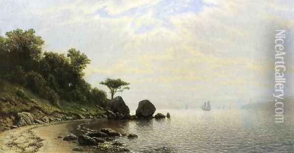 Morning on the Shore Oil Painting - Raymond D. Yelland