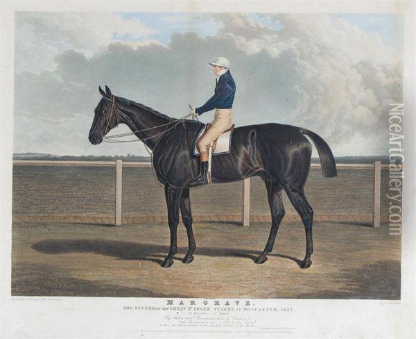 Matilda, Winner Of The St. Leger Stakes Oil Painting - John Frederick Herring Snr