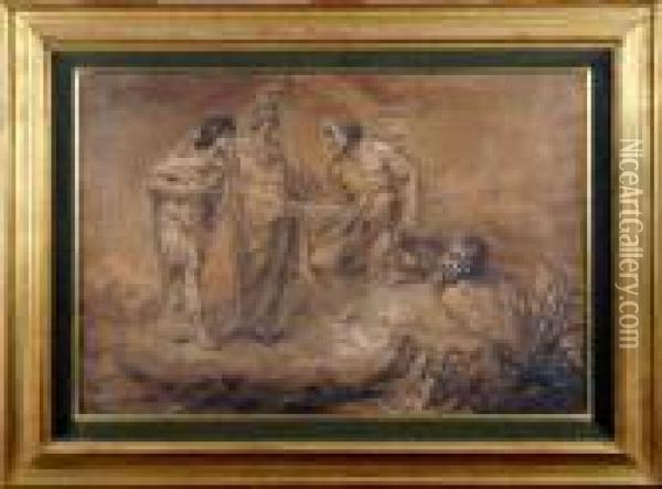 Scene Mythologique Oil Painting - Peter Paul Rubens