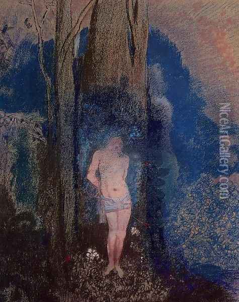 Saint Sebastian Oil Painting - Odilon Redon