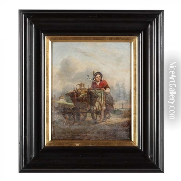 The Young Peddler Oil Painting - Johan Janssens