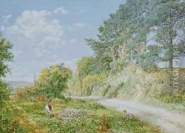 The Stonebreaker 1868 Oil Painting - George William Mote