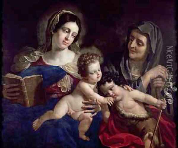 Madonna and Child Oil Painting - Benedetto the Elder Gennari