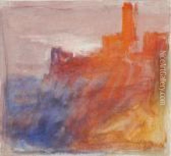 Castleview Oil Painting - Hercules Brabazon Brabazon