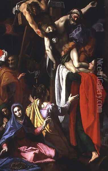 The Deposition Oil Painting - Lodovico Cardi Cigoli